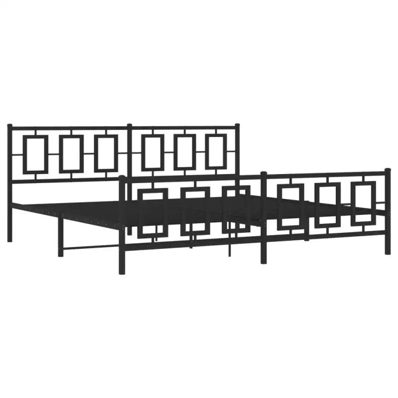 Robuust metalen bedframe met extra opbergruimte en tijdloos design - Bedden & bedframes