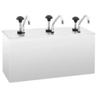 Roestvrij staal sausdispenser voor buffet en barbecue met morsvrije doseerfunctie - Kruidenpotjes