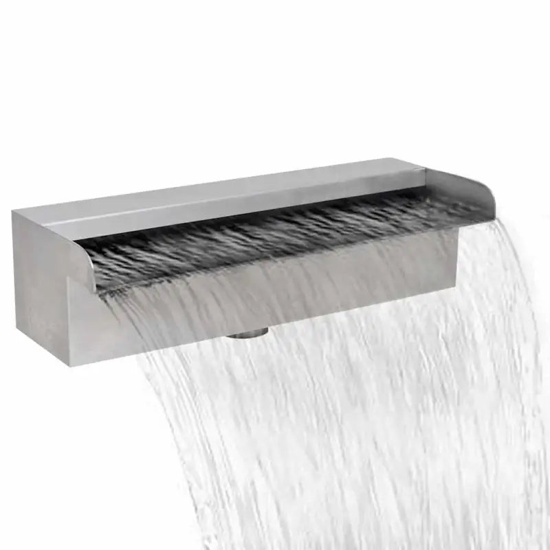 Roestvrijstalen fontein voor vijver en zwembad met rustgevend watereffect - 30 cm / zonder LED - Fonteinen