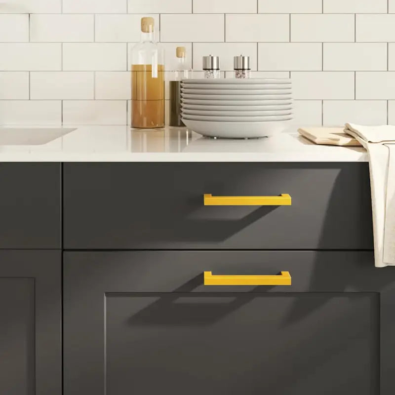 Roestvrijstalen kastknoppen en grepen met modern ontwerp - Goud / 128 mm / 10 - Kastknoppen en kastgrepen