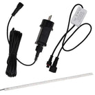 Roestvrijstalen Watervaloverlaat met kleurrijke LED-verlichting voor vijvers - Fonteinen