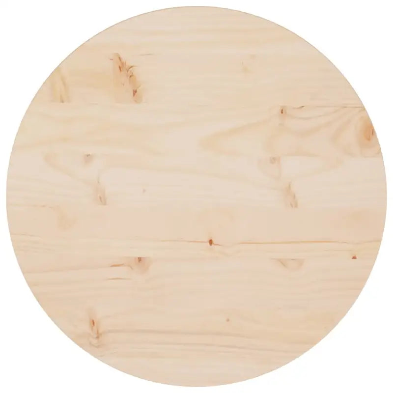 Rond tafelblad van massief grenenhout voor eettafels en salontafels - Naturel / Ø 50 x 2.5 cm / 1 - Tafelbladen