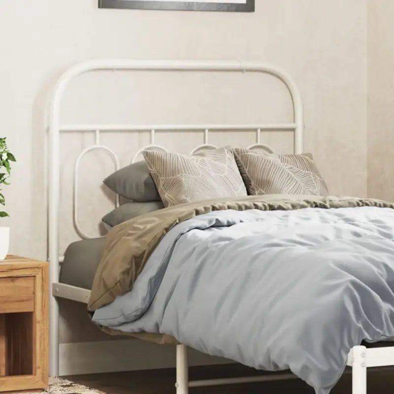 Ronde buizen voor hoofdborden en voetborden met modern design - Wit / 90 cm / 1 - Hoofdborden en voetborden
