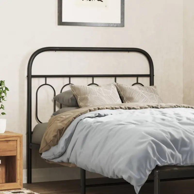 Ronde buizen voor hoofdborden en voetborden met modern design - Zwart / 107 cm / 1 - Hoofdborden en voetborden