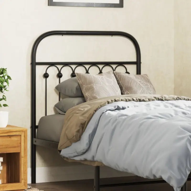 Ronde buizen voor hoofdborden en voetborden met trendy ontwerp - Zwart / 75 cm / 1 - Hoofdborden en voetborden