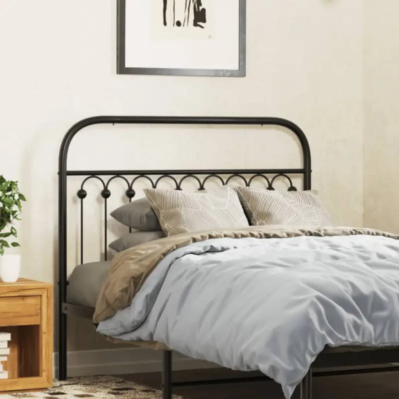 Ronde buizen voor hoofdborden en voetborden met trendy ontwerp - Zwart / 107 cm / 1 - Hoofdborden en voetborden