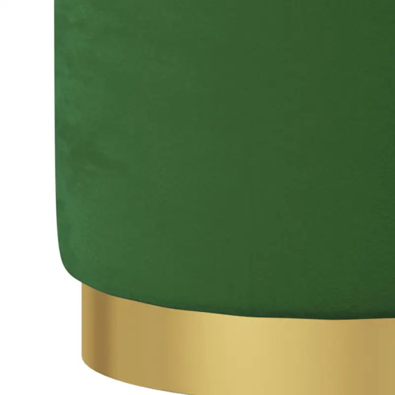 Ronde fluwelen hocker met opbergruimte voor comfortabel en praktisch gebruik - Klapstoelen & krukken