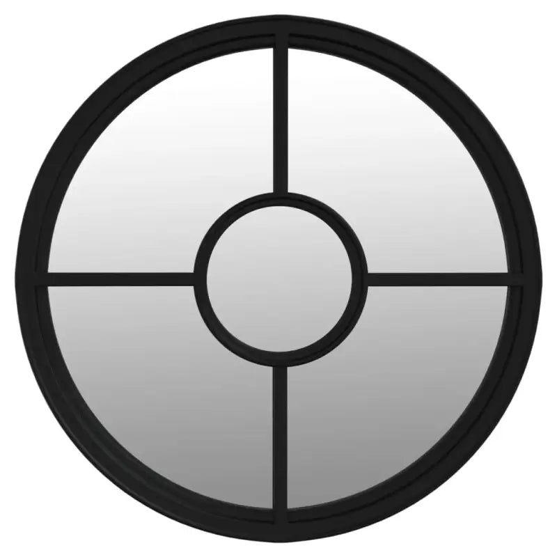 Ronde spiegel met antieke roesteffect voor donkere hoeken - Spiegels