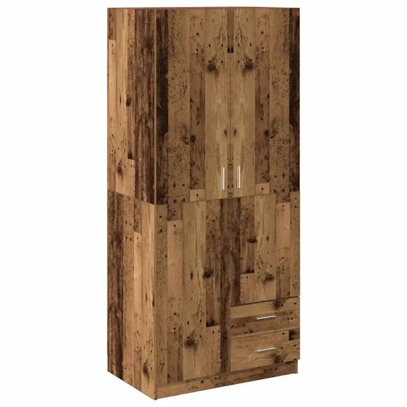 Ruime kledingkast van bewerkt hout voor duurzame opbergruimte - Kledingkasten