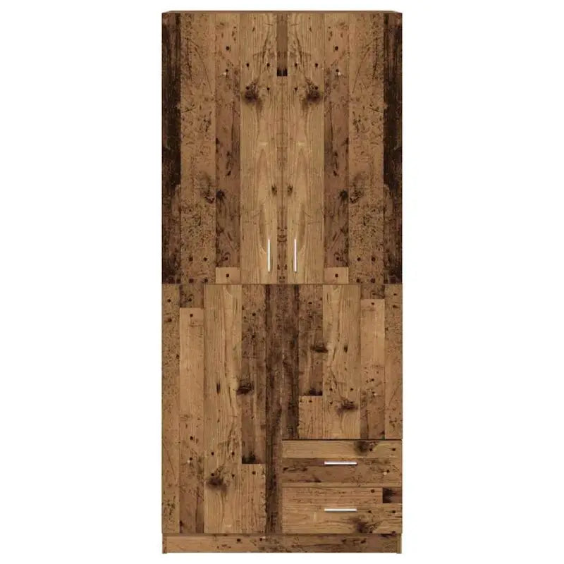 Ruime kledingkast van bewerkt hout voor duurzame opbergruimte - Kledingkasten