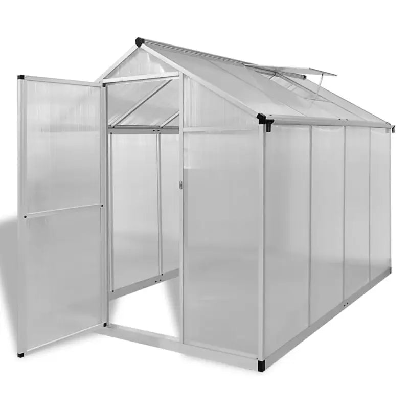 Ruime tuinkas met sterke profielen voor optimale plantenbescherming - 242 x 190 x 195 cm / 1 - Tuinkassen