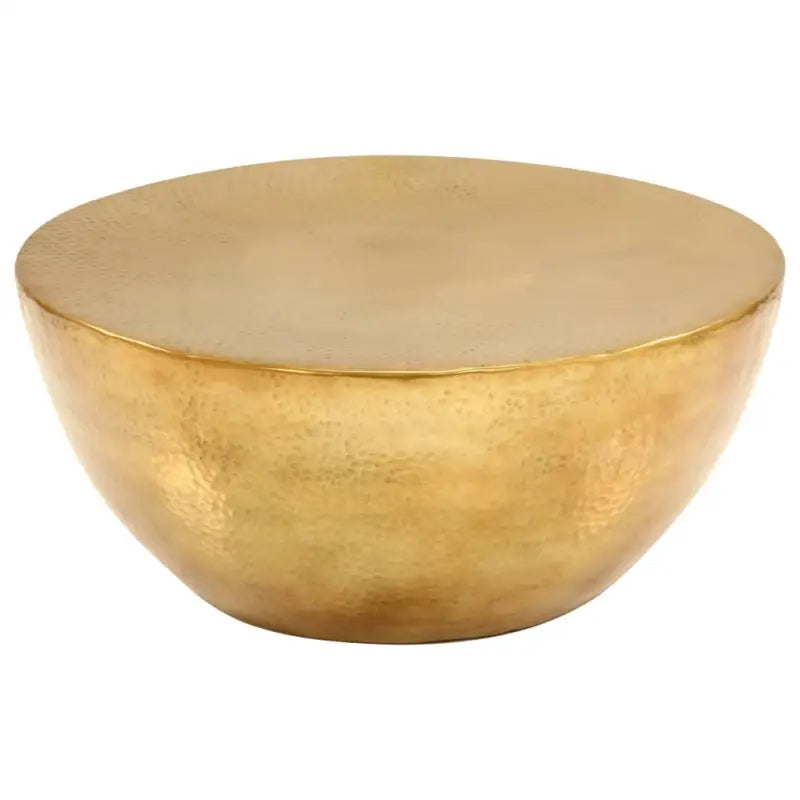 Salontafel in gehamerd aluminium montage vereist zowel functioneel als stijlvol - Salontafels