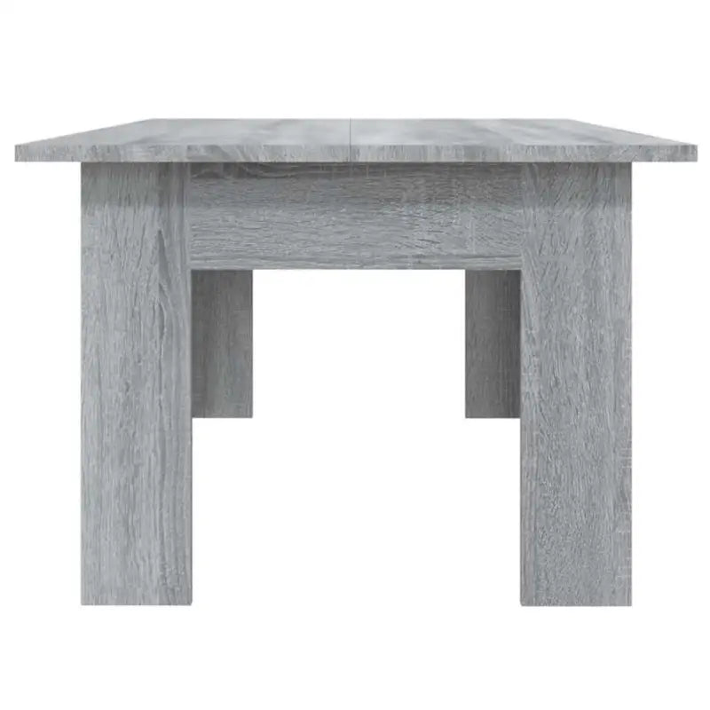 Salontafel in grijs sonoma met bewerkt hout voor een moderne uitstraling - Salontafels