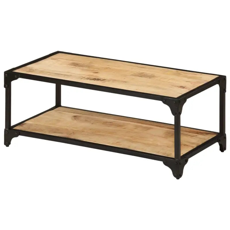 Salontafel in vintage stijl van massief ruw mangohout - Salontafels