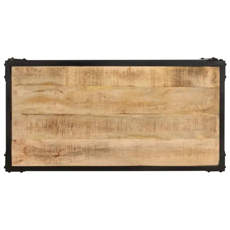 Salontafel in vintage stijl van massief ruw mangohout - Salontafels