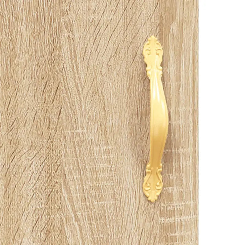Salontafel met bewerkt hout en ijzeren poten voor een elegante woonkamer - Salontafels