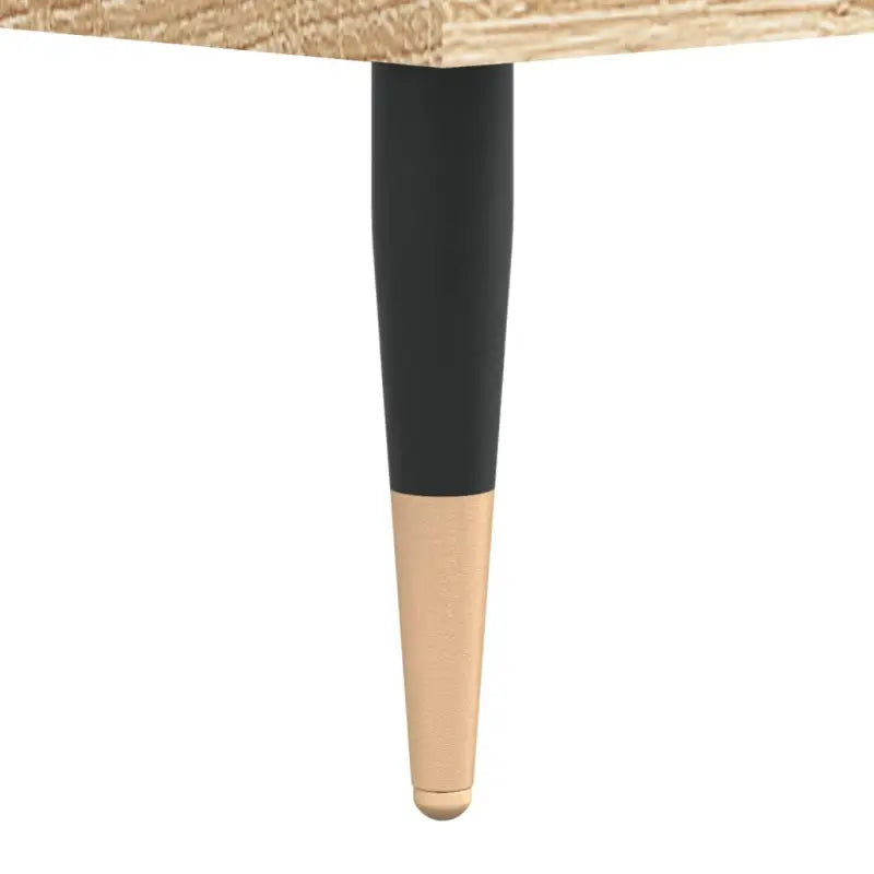 Salontafel met bewerkt hout en ijzeren poten voor een elegante woonkamer - Salontafels