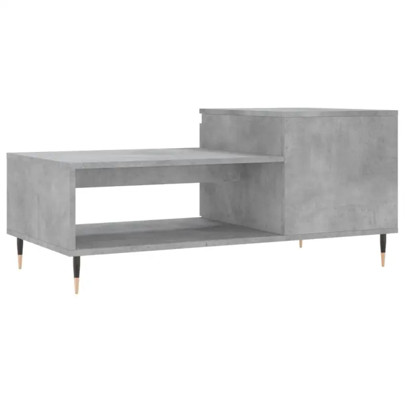 Salontafel met bewerkt hout en metalen poten voor een stijlvolle woonkamer - Salontafels