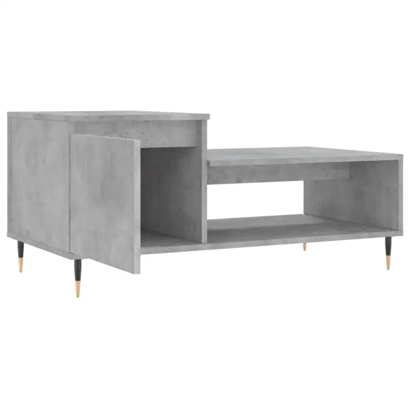 Salontafel met bewerkt hout en metalen poten voor een stijlvolle woonkamer - Salontafels