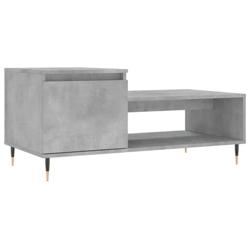 Salontafel met bewerkt hout en metalen poten voor een stijlvolle woonkamer - Salontafels