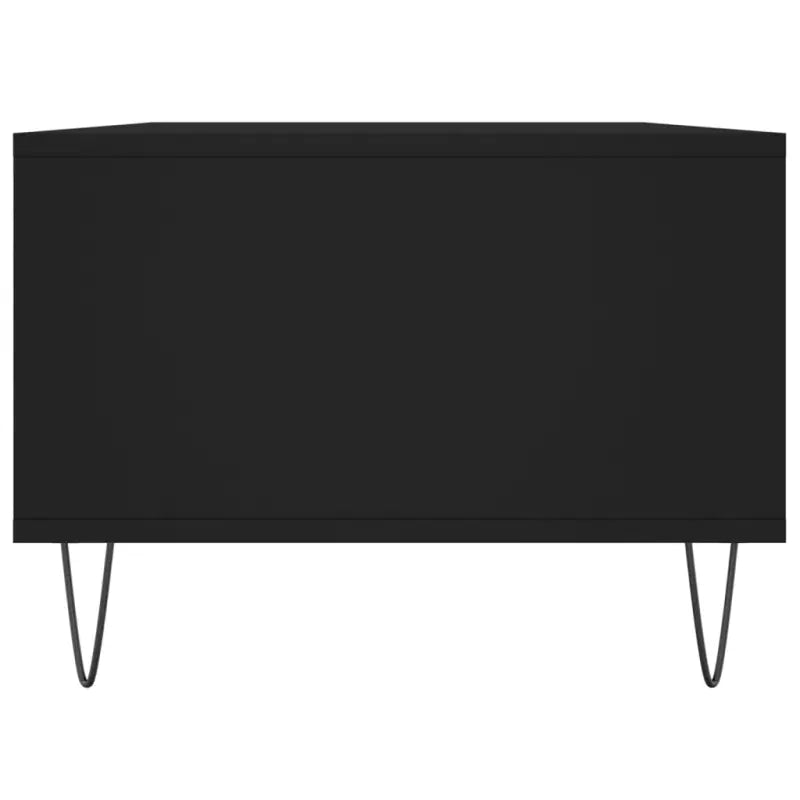 Salontafel met bewerkt hout en metalen poten voor elegante woonkamer - Salontafels