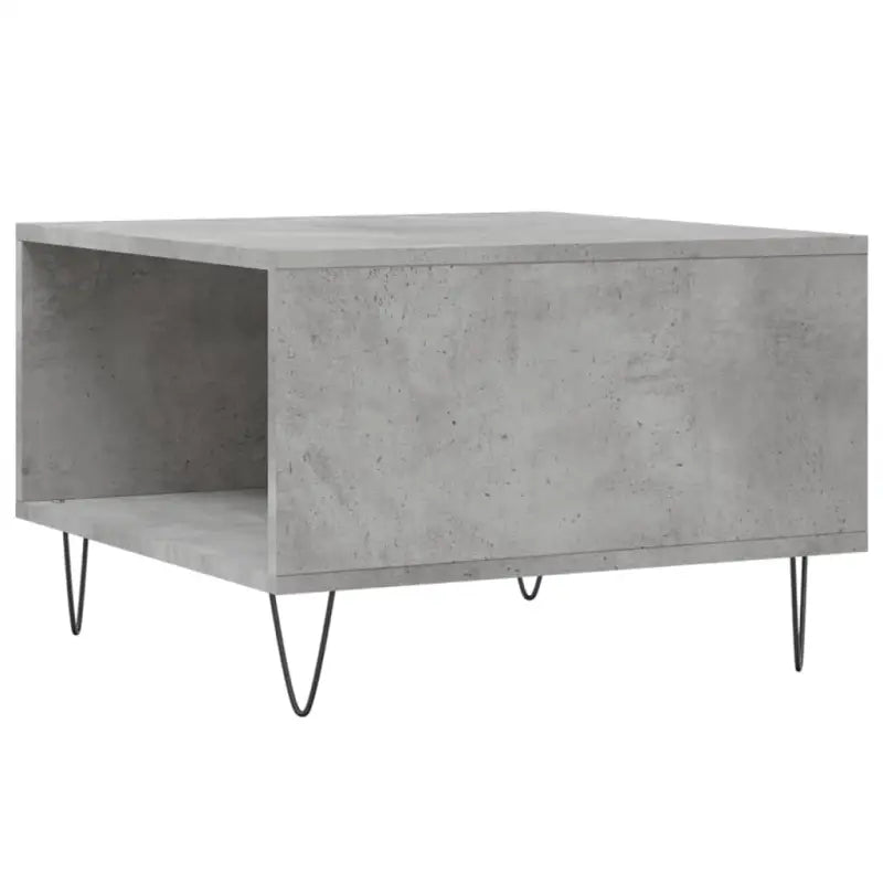 Salontafel met bewerkt hout en metalen poten voor moderne elegantie - Salontafels