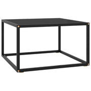 Salontafel met gehard glas en gepoedercoat staal voor moderne woonkamers - Salontafels