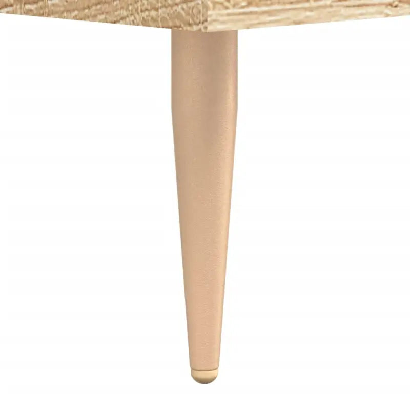 Salontafel met ijzeren poten en bewerkt hout voor elegante woonkamer - Salontafels