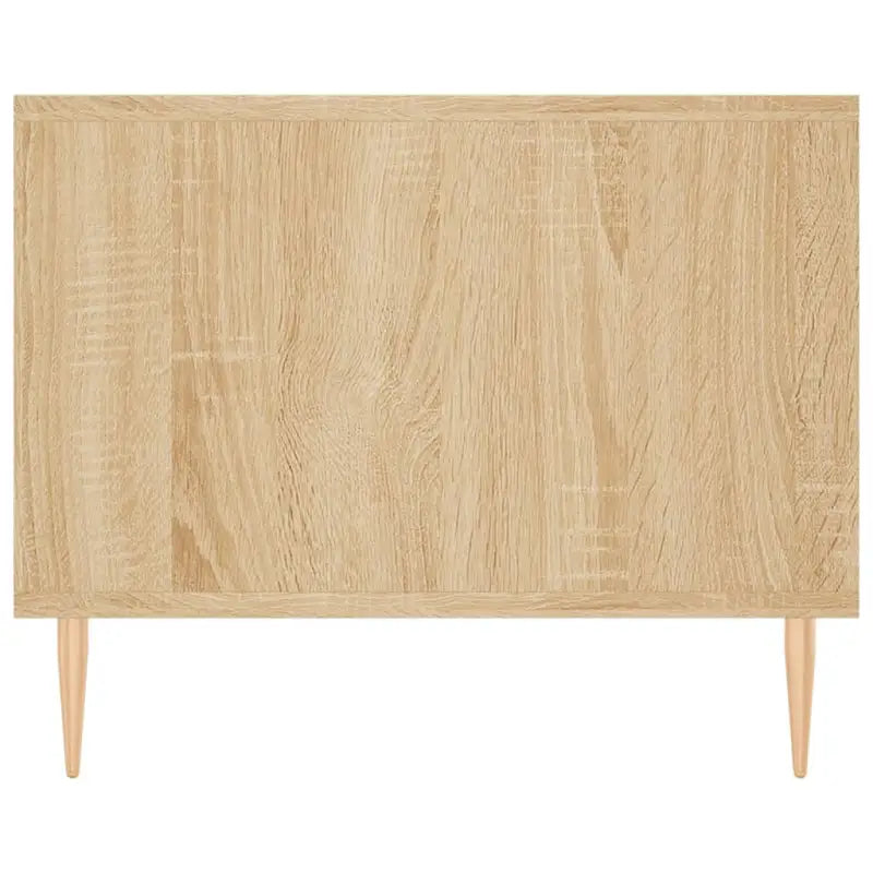 Salontafel met ijzeren poten en bewerkt hout voor elegante woonkamer - Salontafels