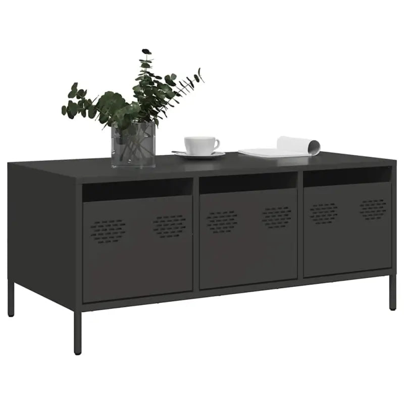 Salontafel met koudgewalst staal en verstelbare schroefpoten - Salontafels