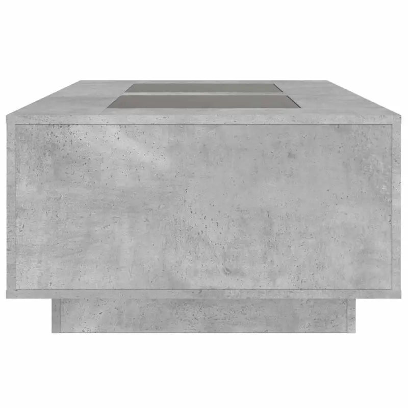 Salontafel met LED-infinity spiegel van bewerkt hout voordelig - Salontafels