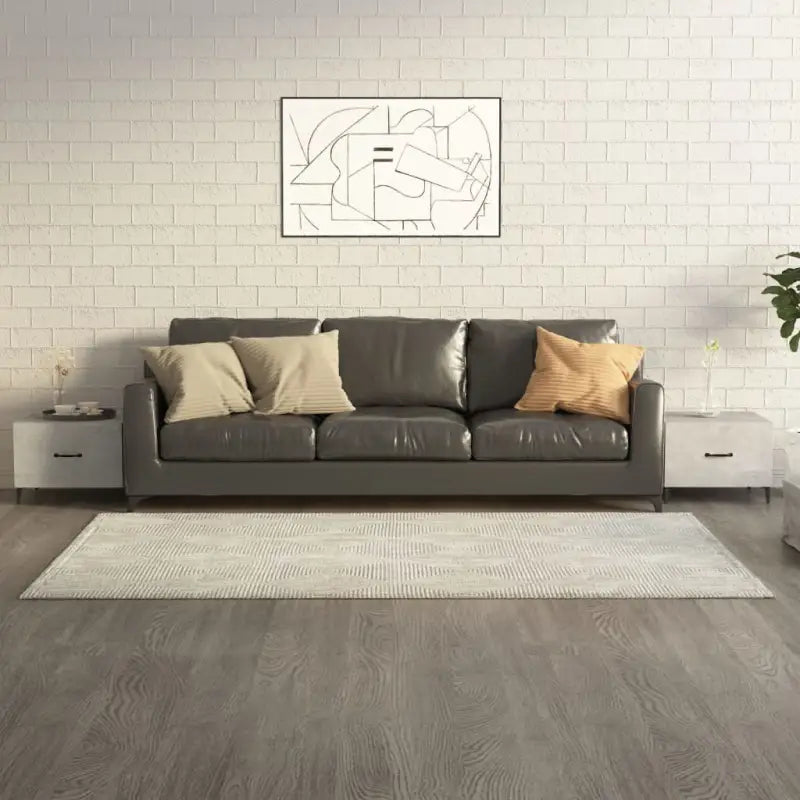 Salontafel met metalen poten en bewerkt hout voor industriële stijl - Betongrijs / 2 - Salontafels