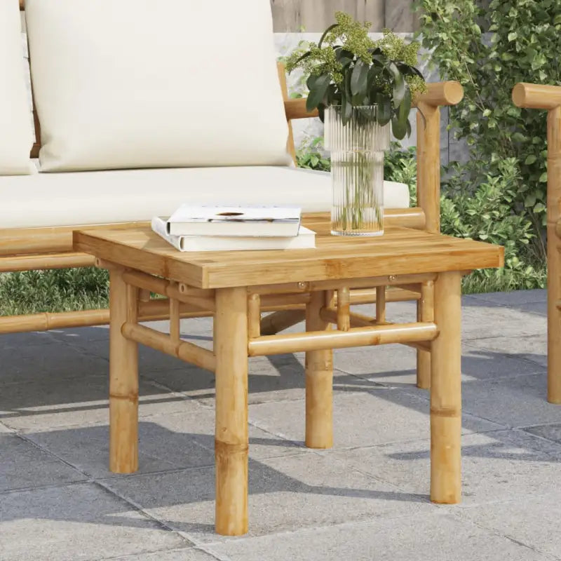 Salontafel van Bamboe met een stijlvolle en duurzame uitstraling - 45 x 45 x 35 cm / 1 - Salontafels