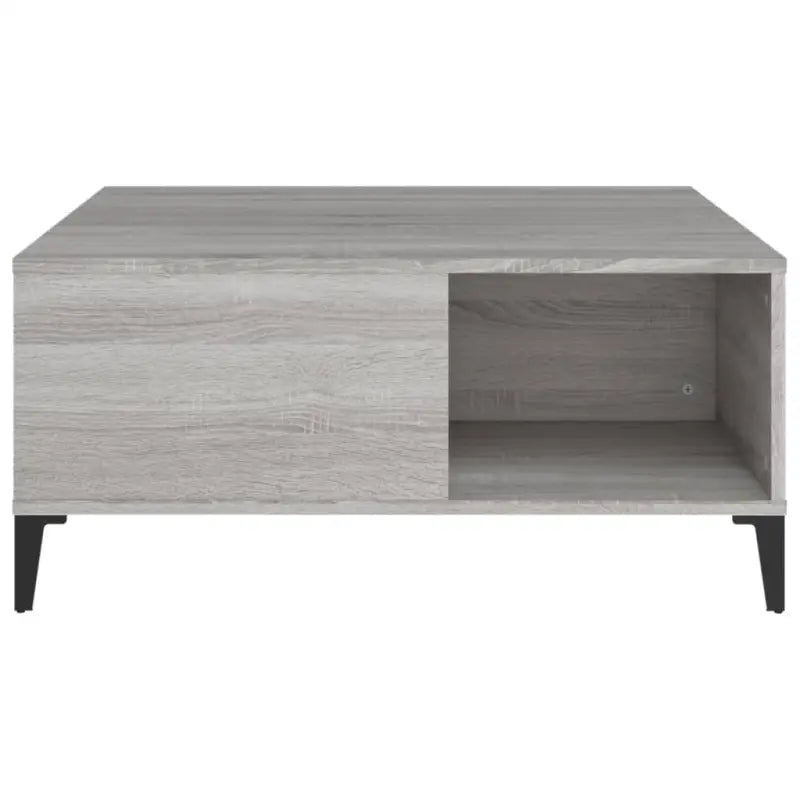 Salontafel van bewerkt hout in grijs Sonoma voor een stijlvolle kamer - Salontafels