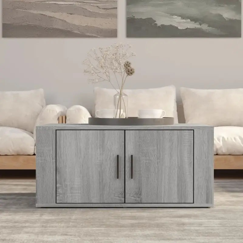 Salontafel van bewerkt hout met duurzaam en stabiel ontwerp - Grijs sonoma / 1 - Salontafels