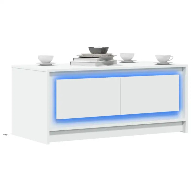 Salontafel van bewerkt hout met duurzame constructie en stabiele prijs - Wit / 1 - Salontafels