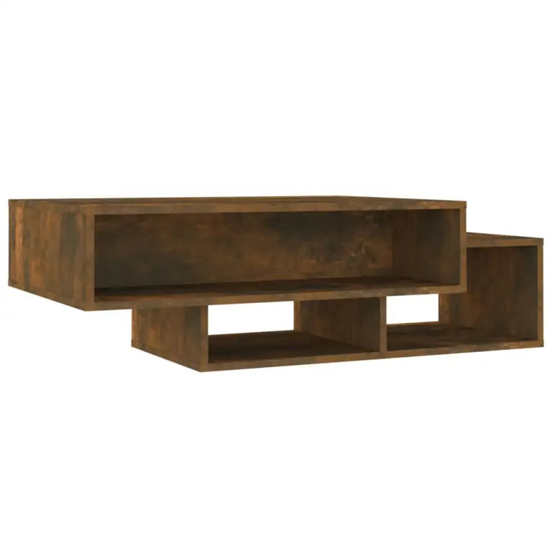 Salontafel van bewerkt hout met opbergruimte voor woonkamer en kantoor - Salontafels