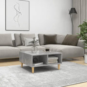 Salontafel van bewerkt hout met Scandinavische charme en opbergruimte - Salontafels