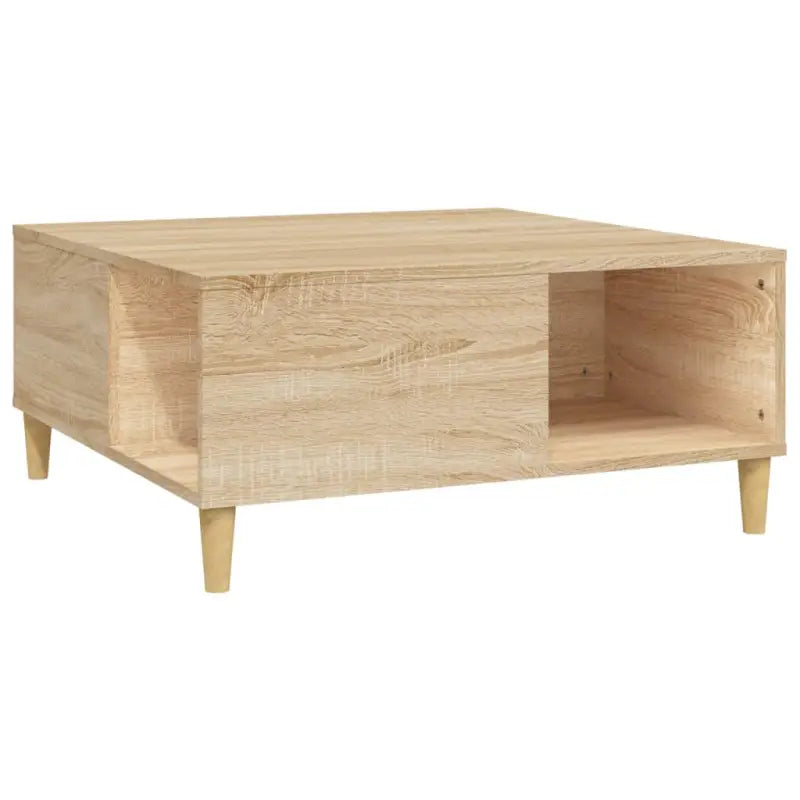 Salontafel van bewerkt hout voor een elegante en stevige uitstraling - Salontafels