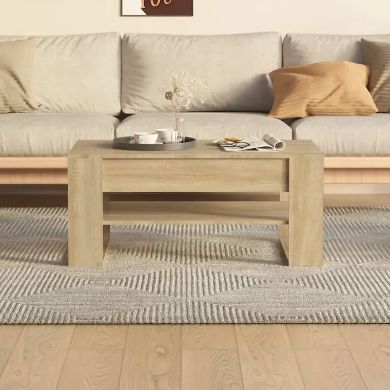 Salontafel van bewerkt hout voor een stijlvolle en duurzame woonkamer - Salontafels