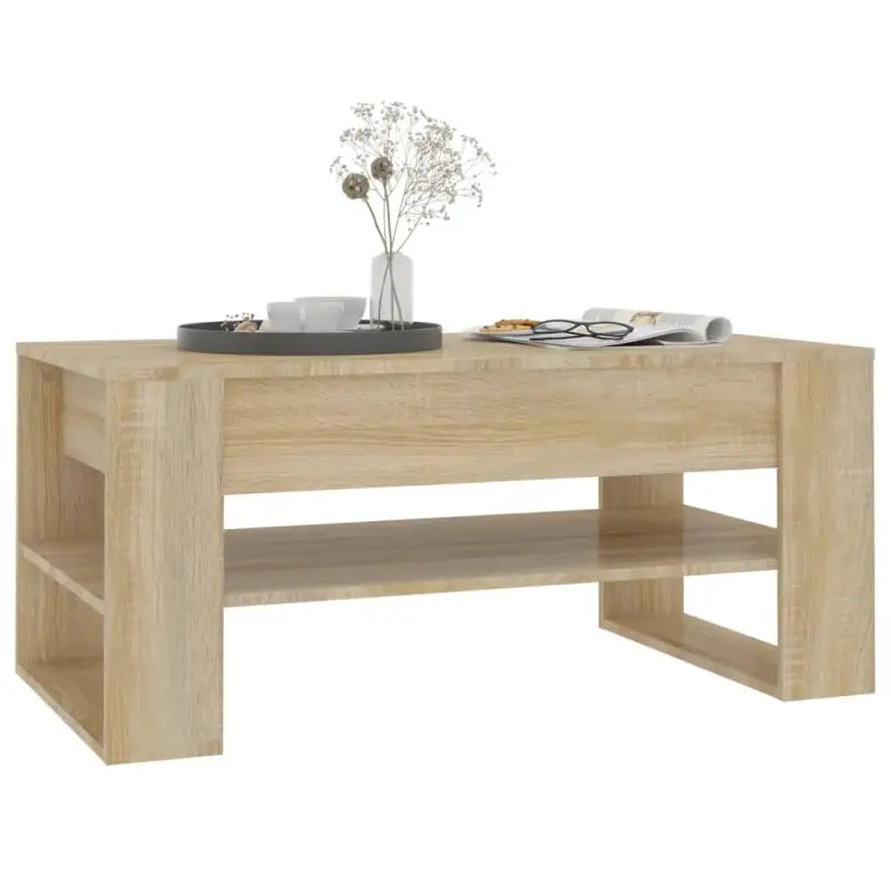 Salontafel van bewerkt hout voor een stijlvolle en duurzame woonkamer - Salontafels