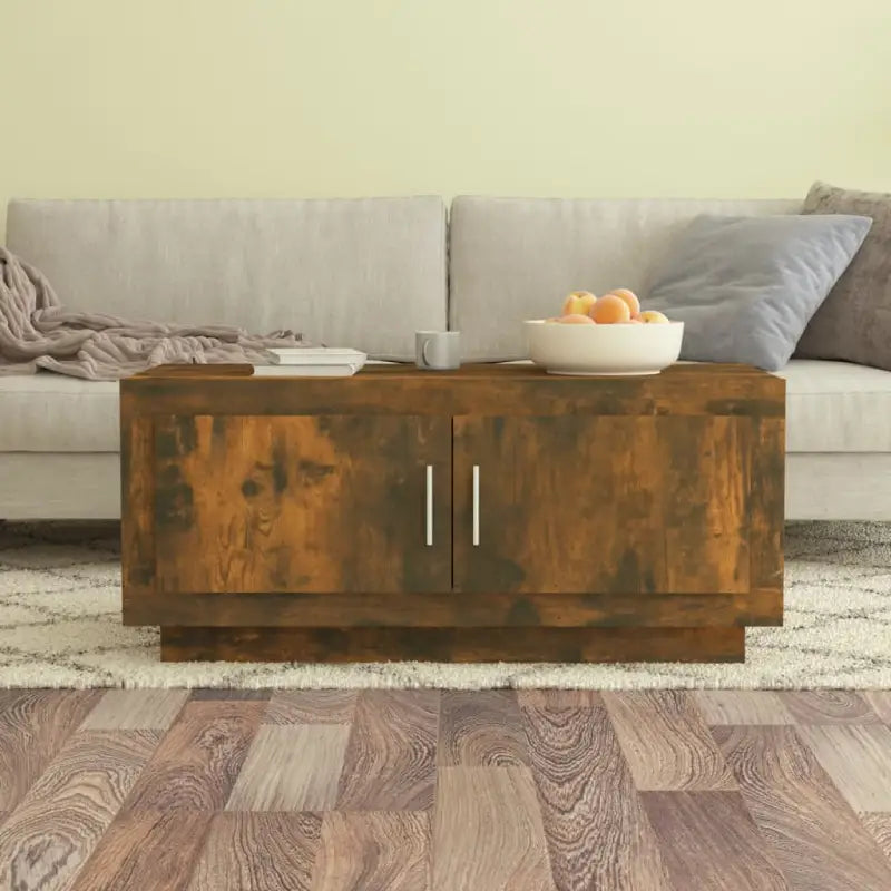 Salontafel van bewerkt hout voor eenvoudig schoon en duurzame gebruik - Gerookt eiken / 1 - Salontafels