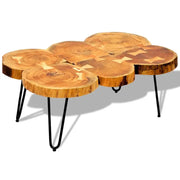 Salontafel van massief acaciahout met elegant design - Salontafels