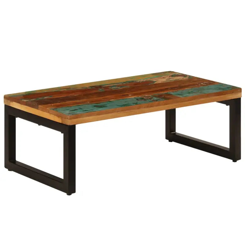 Salontafel van massief gerecycled hout voor stijl en veelzijdigheid - 1 / massief gerecycled hout - Salontafels