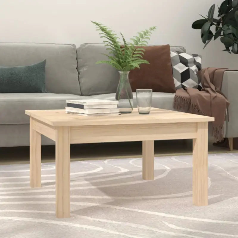 Salontafel van massief grenenhout met rustieke uitstraling - Naturel / 55 x 55 x 30 cm / 1 - Salontafels