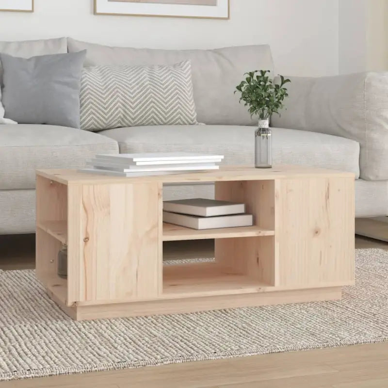 Salontafel van massief grenenhout met rustieke uitstraling - Naturel / 1 - Salontafels