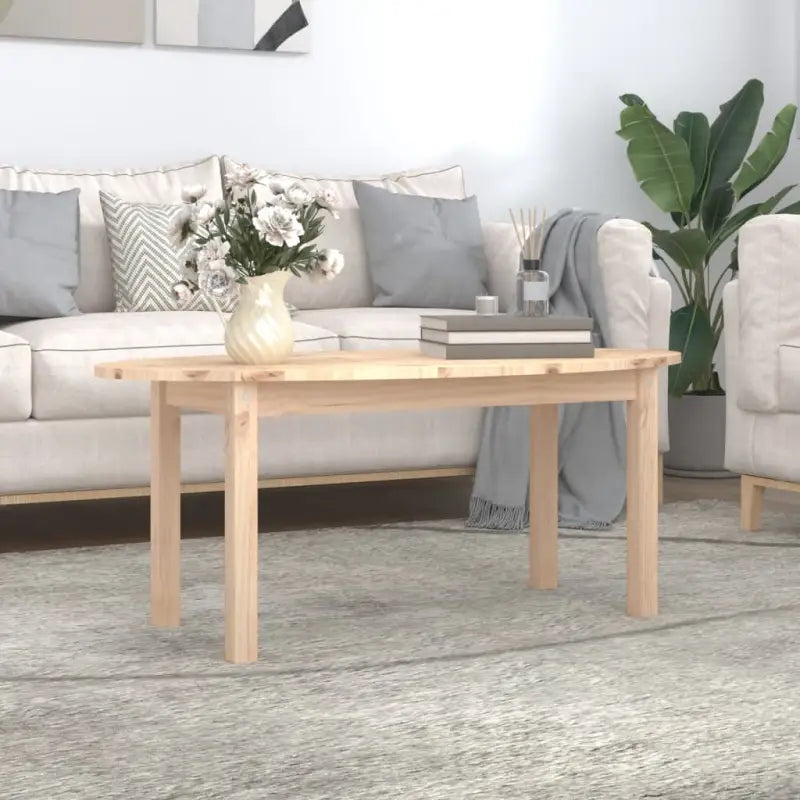 Salontafel van massief grenenhout met rustieke uitstraling - Naturel / 110 x 55 x 45 cm / 1 - Salontafels