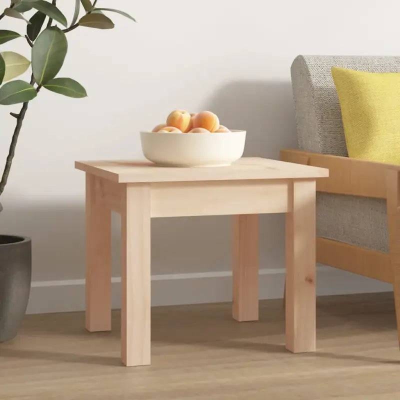 Salontafel van massief grenenhout met rustieke uitstraling - Naturel / 35 x 35 x 30 cm / 1 - Salontafels