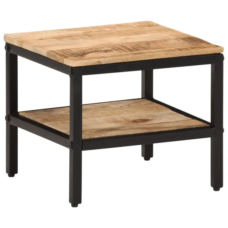 Salontafel van massief mangohout voor een robuuste uitstraling - 35 x 35 x 30 cm / 1 - Salontafels