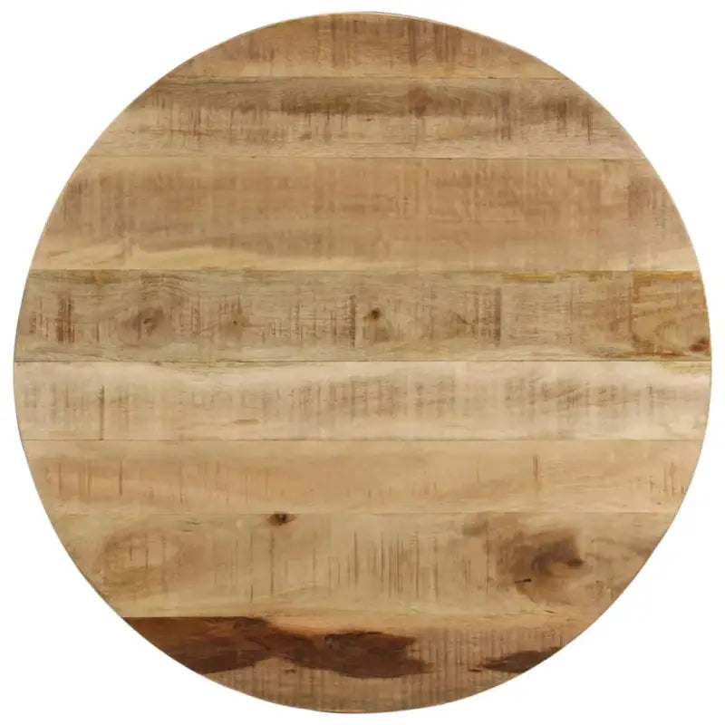 Salontafel van massief ruw mangohout in industriële stijl - Salontafels